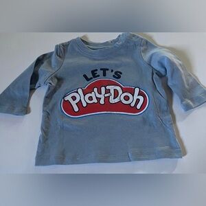 Baby size 0-3 months playdoh t-shirt